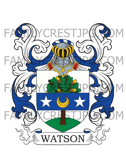 Watson Family Crest - Aberdeen, Scotland