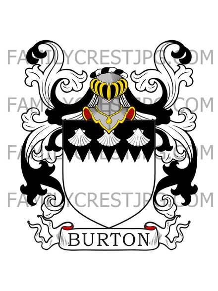 Burton Family Crest