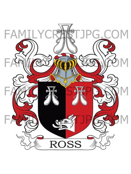 Ross Family Crest - York, England