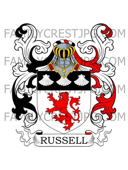 Russell Family Crest