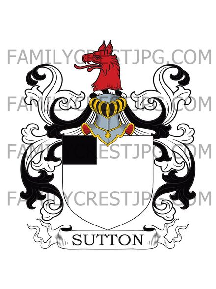 Sutton Family Crest