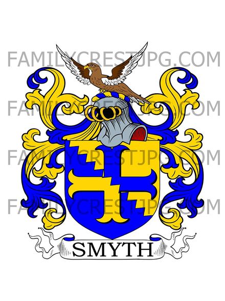 Smyth Family Crest - Annables, co.   Hertfordshire, England