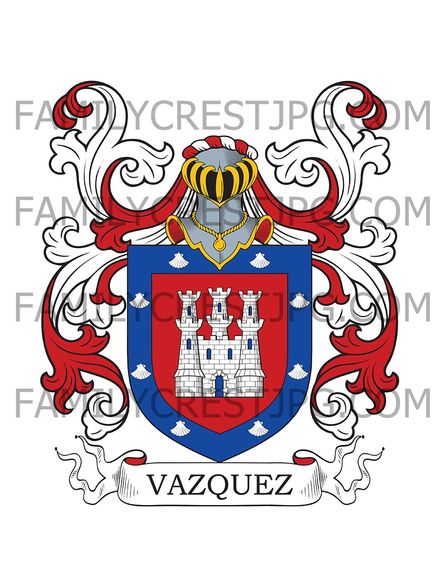 Vazquez Family Crest