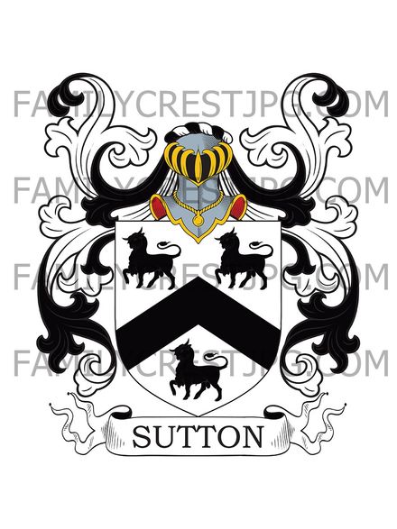 Sutton Family Crest