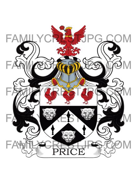 Price Family Crest - Pryse