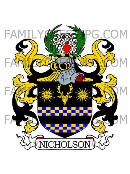 Nicholson Family Crest