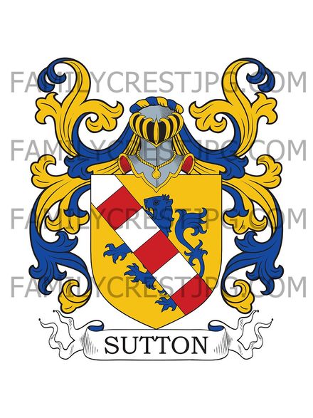 Sutton Family Crest