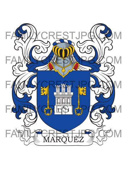 Marquez Family Crest - Spain