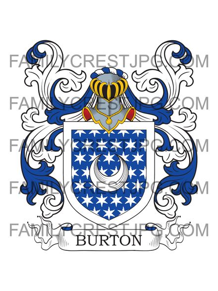 Burton Family Crest