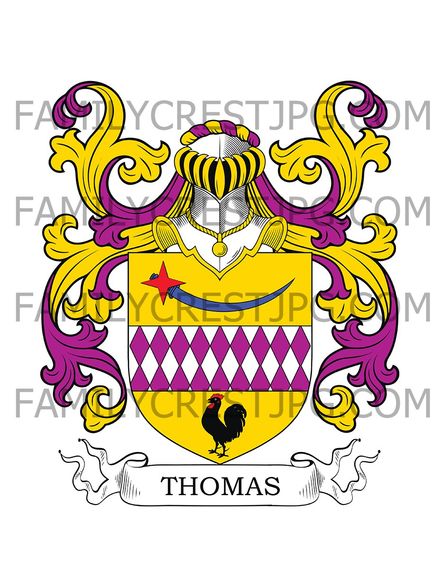 Thomas Family Crest - Paris, France