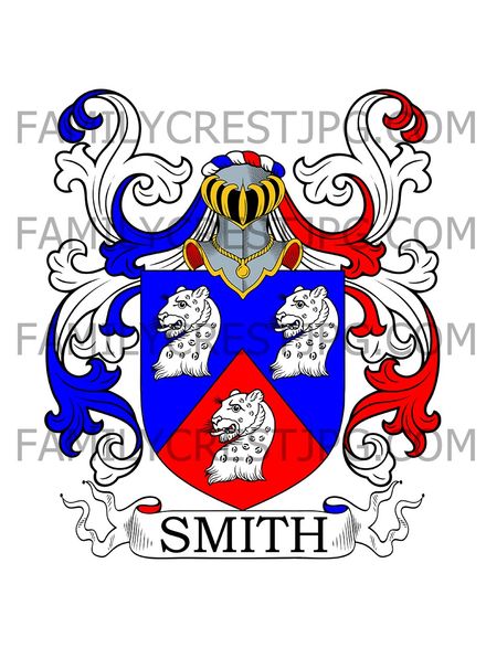 Smith Family Crest - Violetstown, co. Westmeath, Ireland
