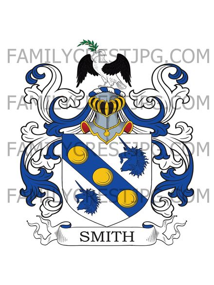 Smith Family Crest - Durham, England