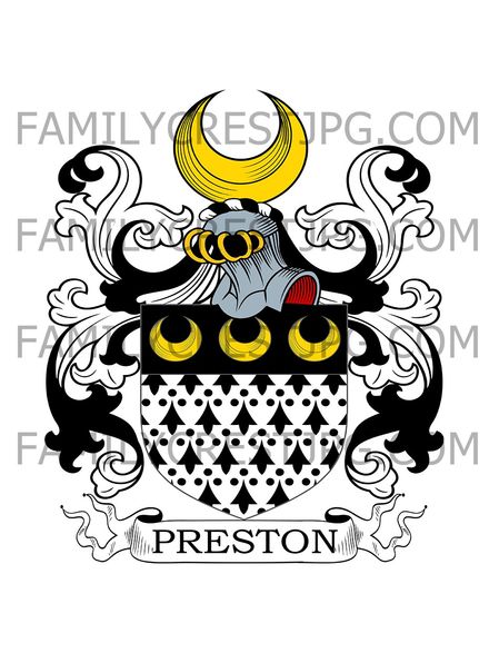 Preston Family Crest