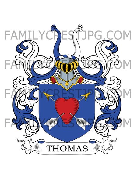 Thomas Family Crest - Gemunden
