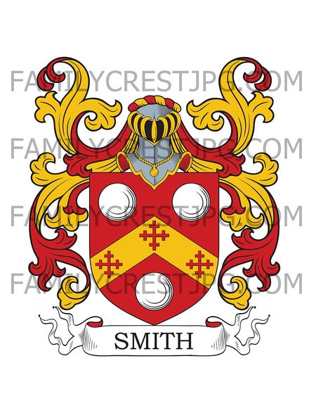 Smith Family Crest - Leicester, England