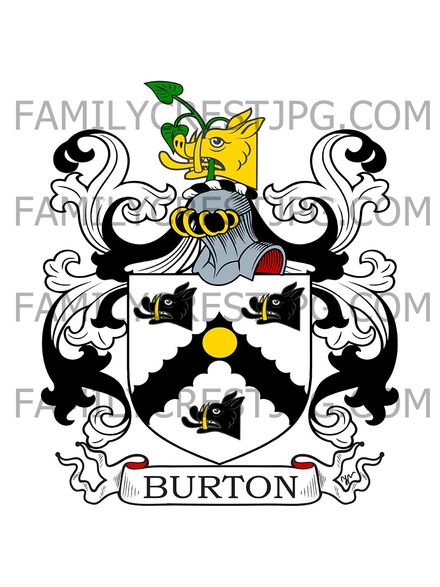 Burton Family Crest