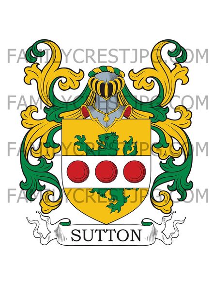 Sutton Family Crest