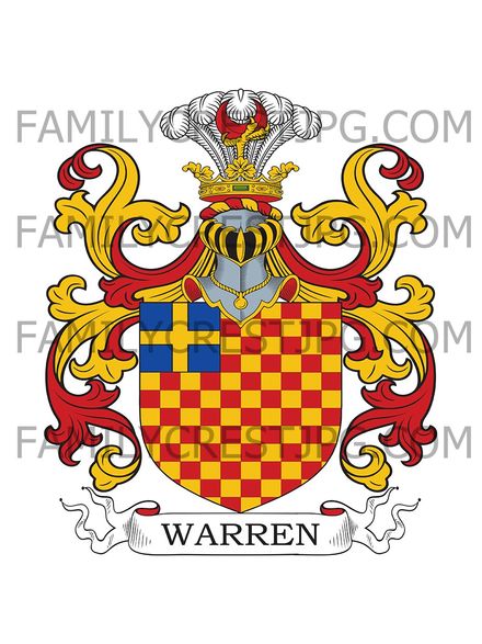 Warren Family Crest - Sandford’s Court, co. Kilkenny, Ireland