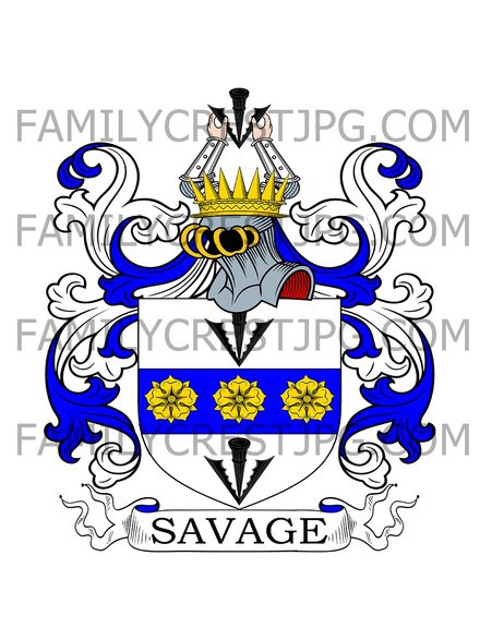 Savage Family Crest
