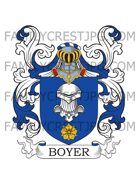 Boyer Family Crest