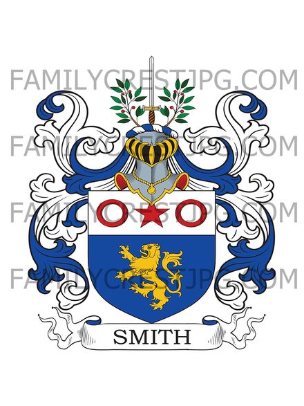 Smith Family Crest - Bray, co. Berkshire, England