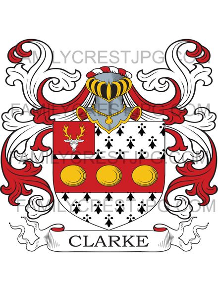 Clarke Family Crest - Leadenham