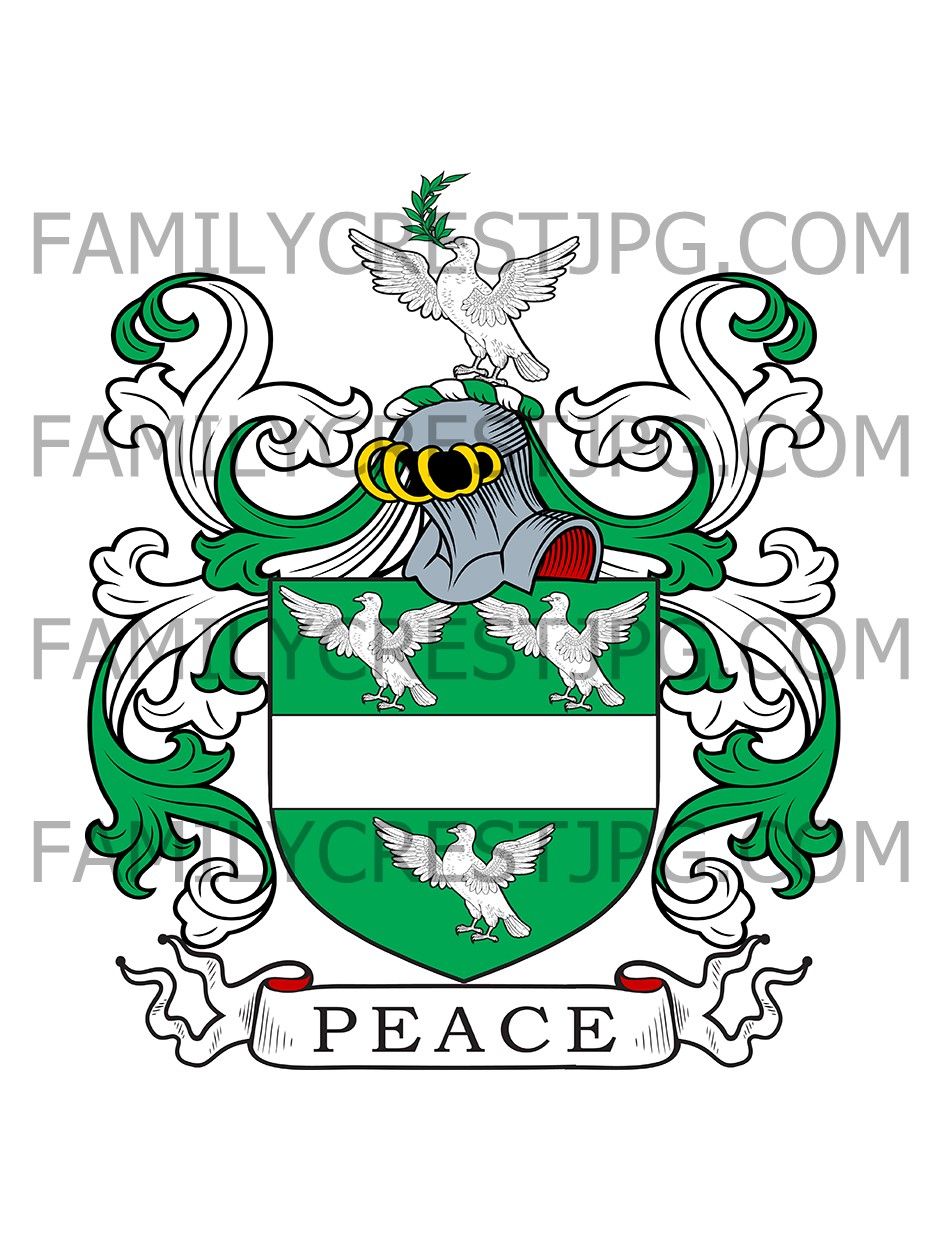 Peace Family Crest