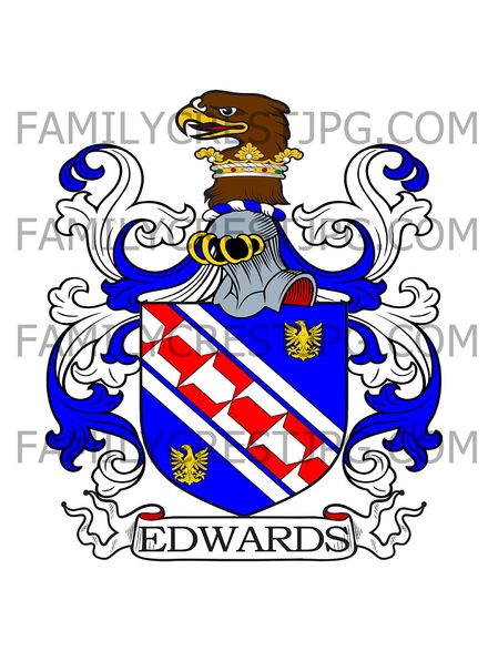 Edwards Family Crest - London, England