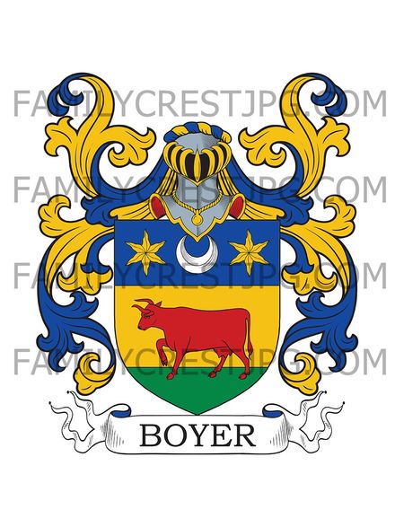 Boyer Family Crest