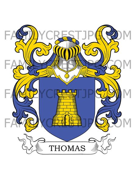 Thomas Family Crest - Bretagne, France