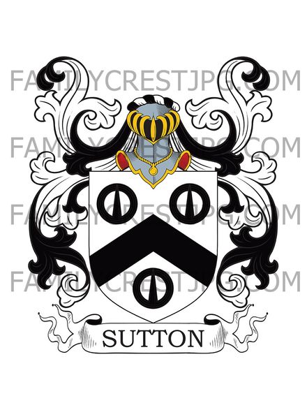 Sutton Family Crest