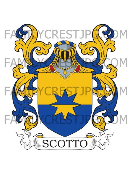 Scott Family Crest - Norwich, England