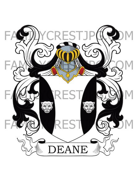 Deane Family Crest