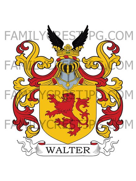 Walter Family Crest - Silesia