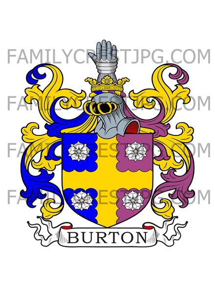 Burton Family Crest
