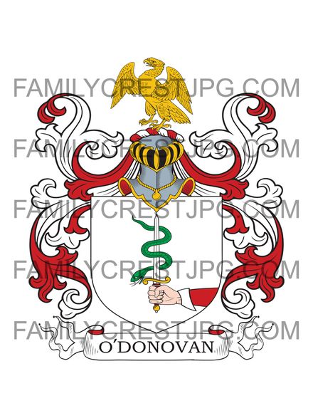 Donovan Family Crest - O&#x27;Donovan