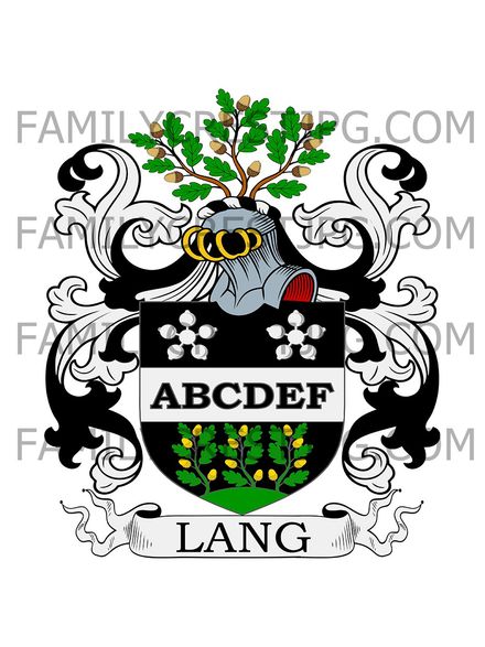 Lang Family Crest