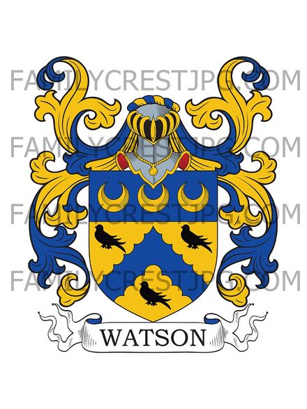 Watson Family Crest - Ireland