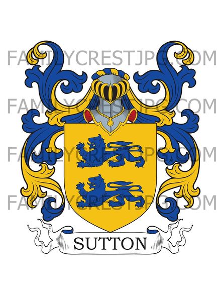 Sutton Family Crest