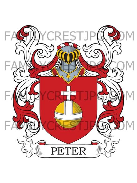 Peter Family Crest - Neufchâtel