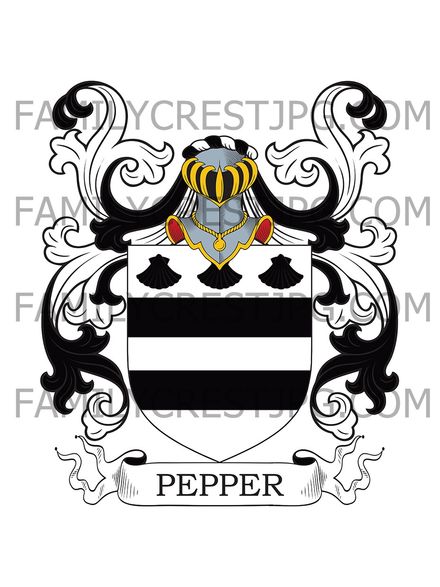 Pepper Family Crest