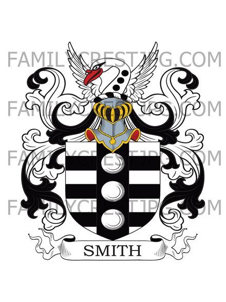 Smith Family Crest - Hereford, England