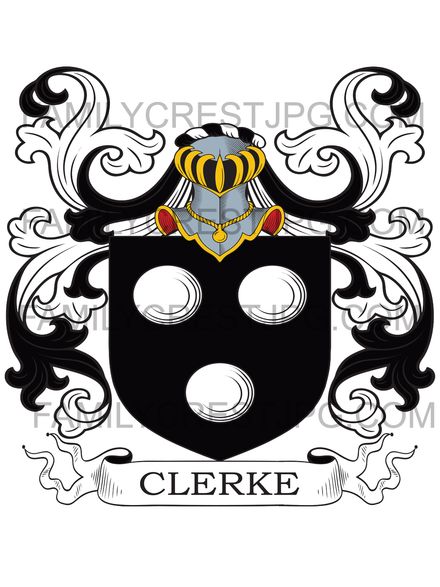 Clerke Family Crest