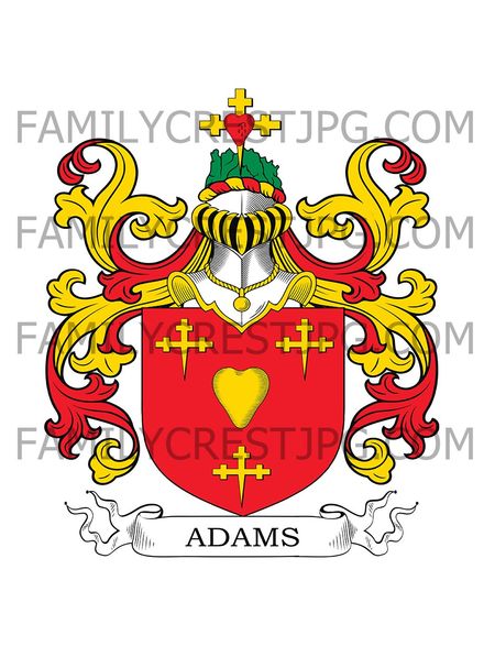 Adams Family Crest - Northlands, co. Cavan, Ireland
