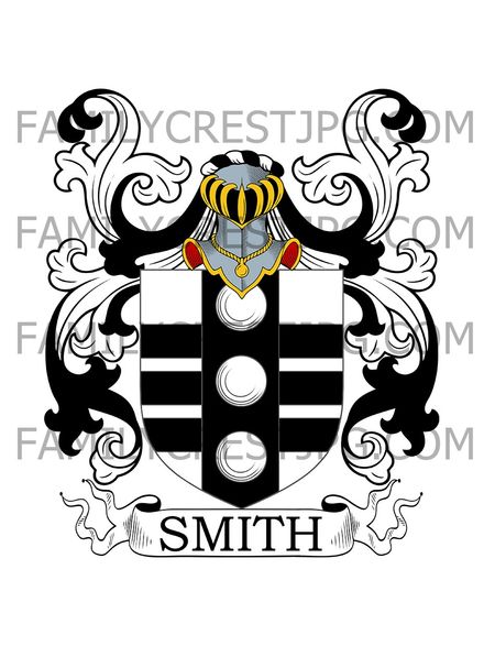Smith Family Crest - Hereford, England