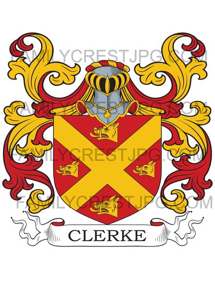 Clerke Family Crest