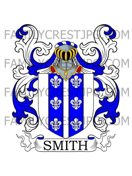 Smith Family Crest - London, England