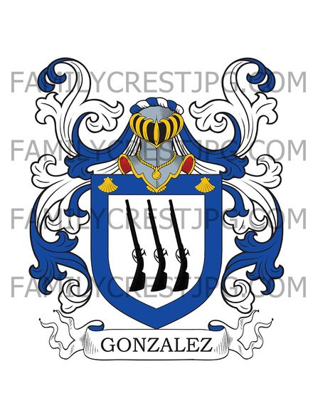 Gonzalez Family Crest
