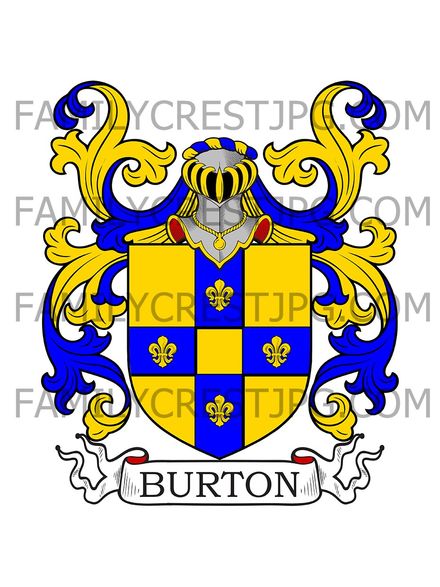 Burton Family Crest