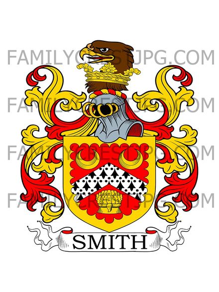 Smith Family Crest - Jordanhill, co. Renfrew, Scotland